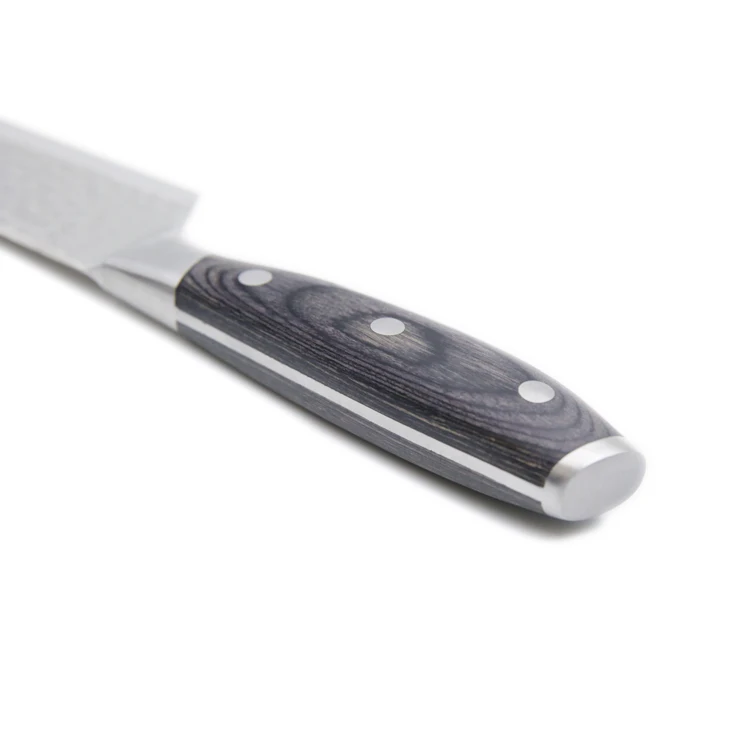 Premium 6.5 Inch Japanese Usuba Chef's Knife,Hammered Pattern Stainless