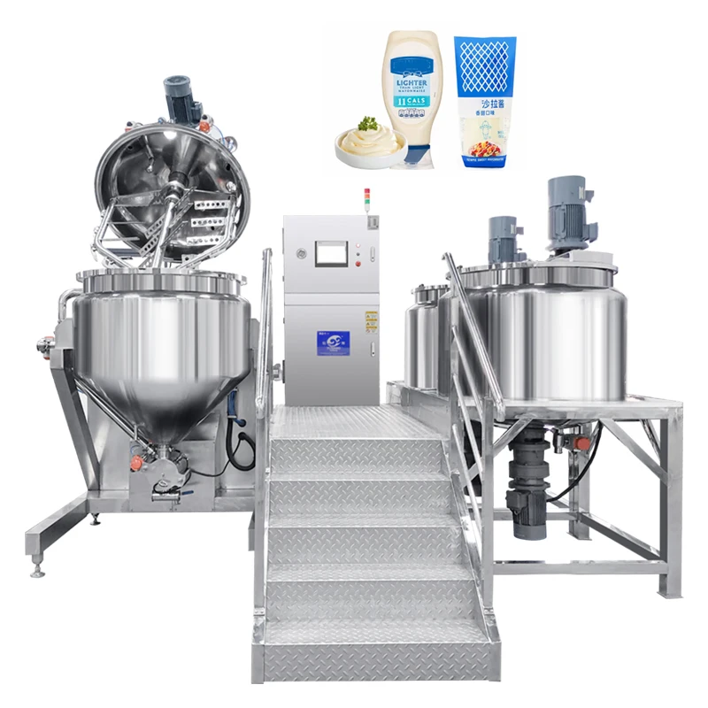 High Efficiency Mayonnaise Making Machine/food Processing Equipment Electric or Steam Heating Self-protective Function