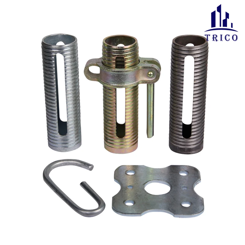 Factory Supply Adjustable Metal Steel Prop Sleeve with Prop Nut for Shoring Prop Jack
