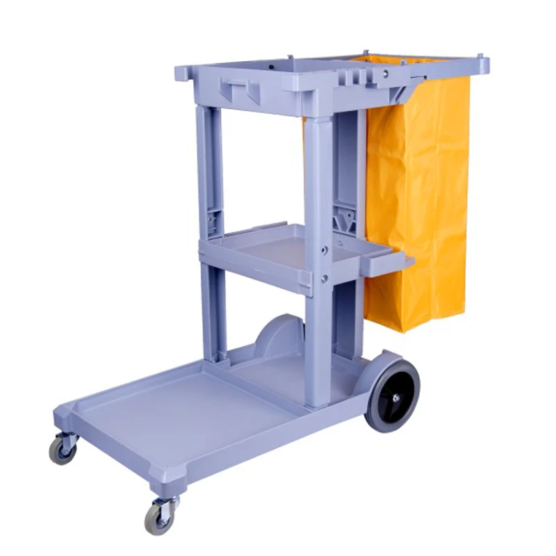 Multifunctional restaurant cleaning cart trolley