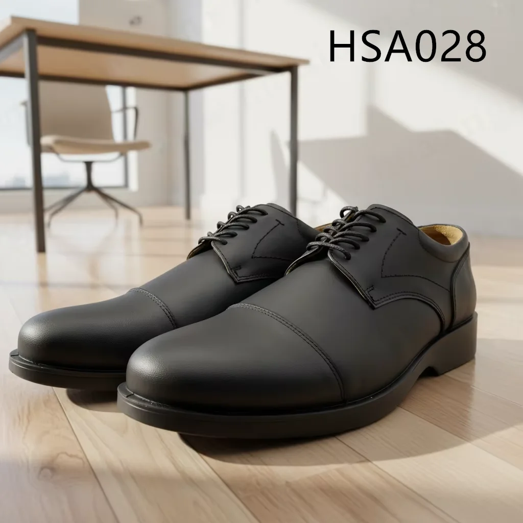 LXG,Business Negotiation Full Grain Leather Men Dress Shoes SA City Hall Thoughtfully Designed Anti-odor Uniform Shoes HSA028