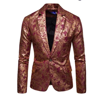 Custom Male Blazer Men Digital Printing Costume Jacket Men Sublimation Blazer Suit High Quality Men Coat