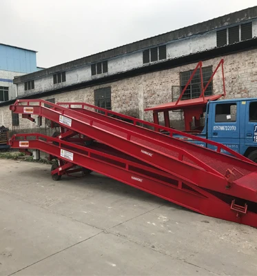 Electric Hydraulic Modular Ramp Heave Duty Truck Portable Loading Ramps ...