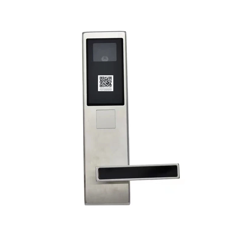 Stainless Steel 304 Smart Qr Code Lock Work With Ble,Qr Code And Rf Card Suitable For Hotel