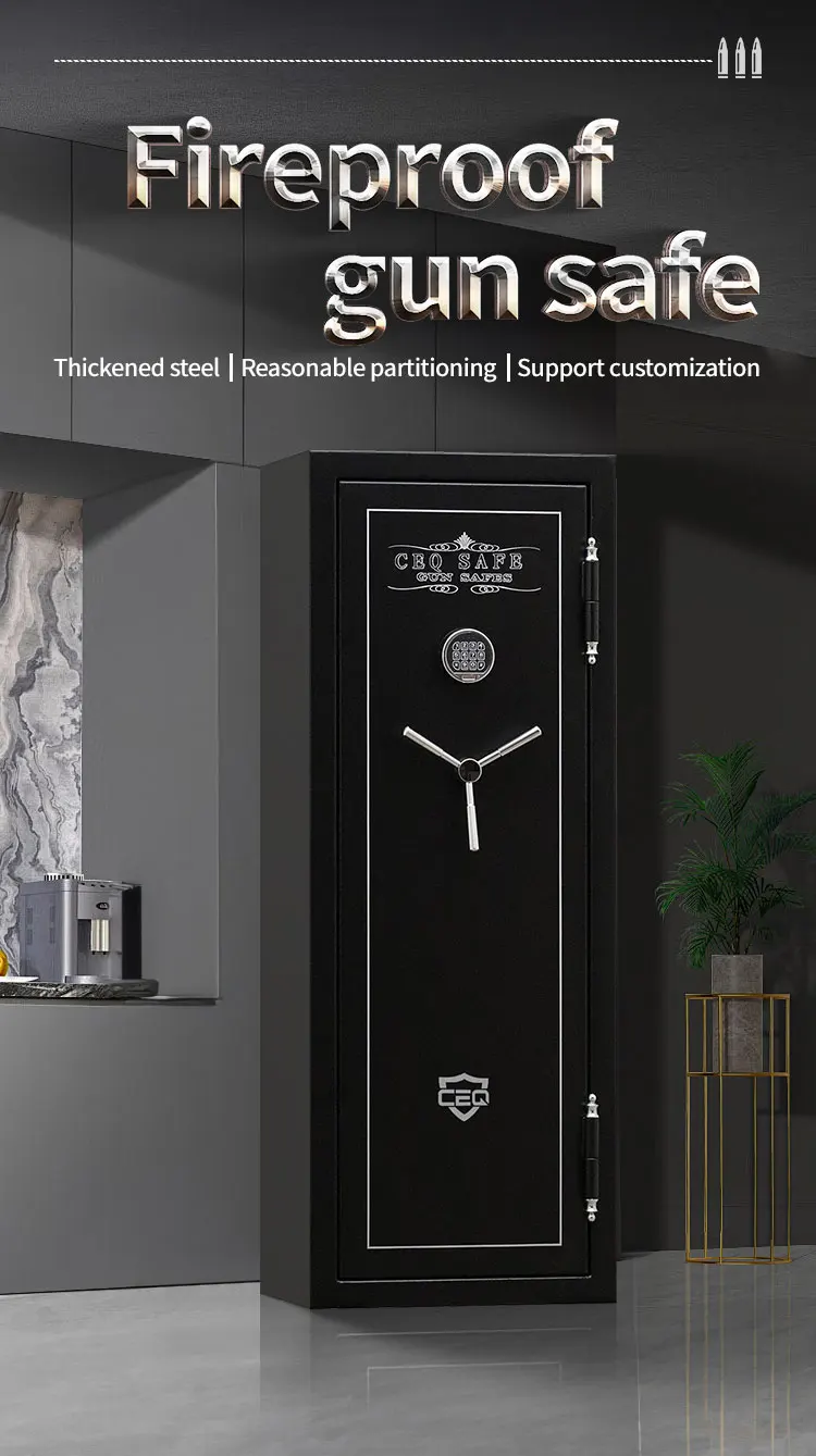 CEQSAFE High Security Protection Safe Home Use Fireproof Metal Safe Box factory