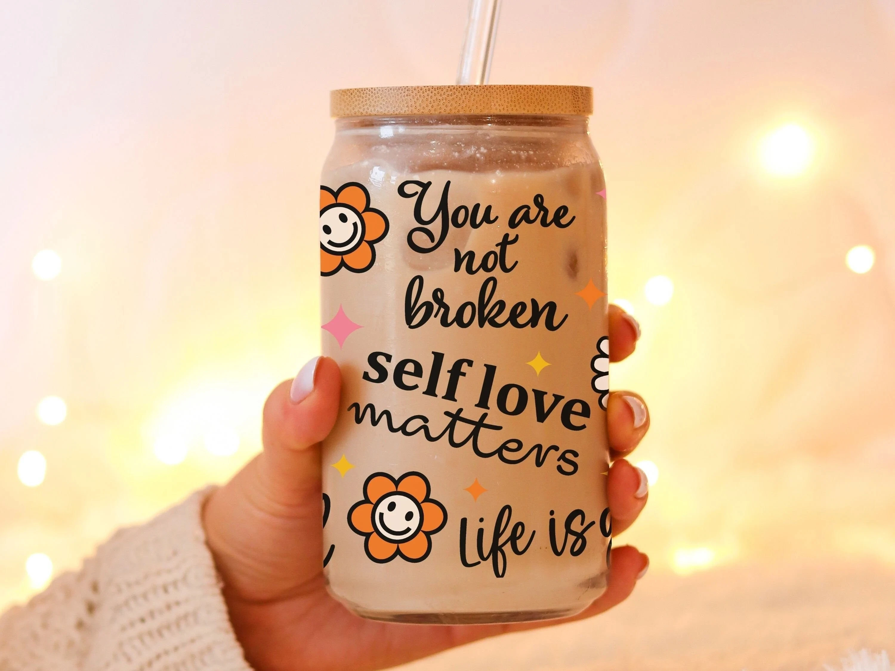 Premium Wholesale UV for PET Cup Wraps Mom Cold Printed Offset Printing Silicone Sticker Designs for Glass Cups Tumblers