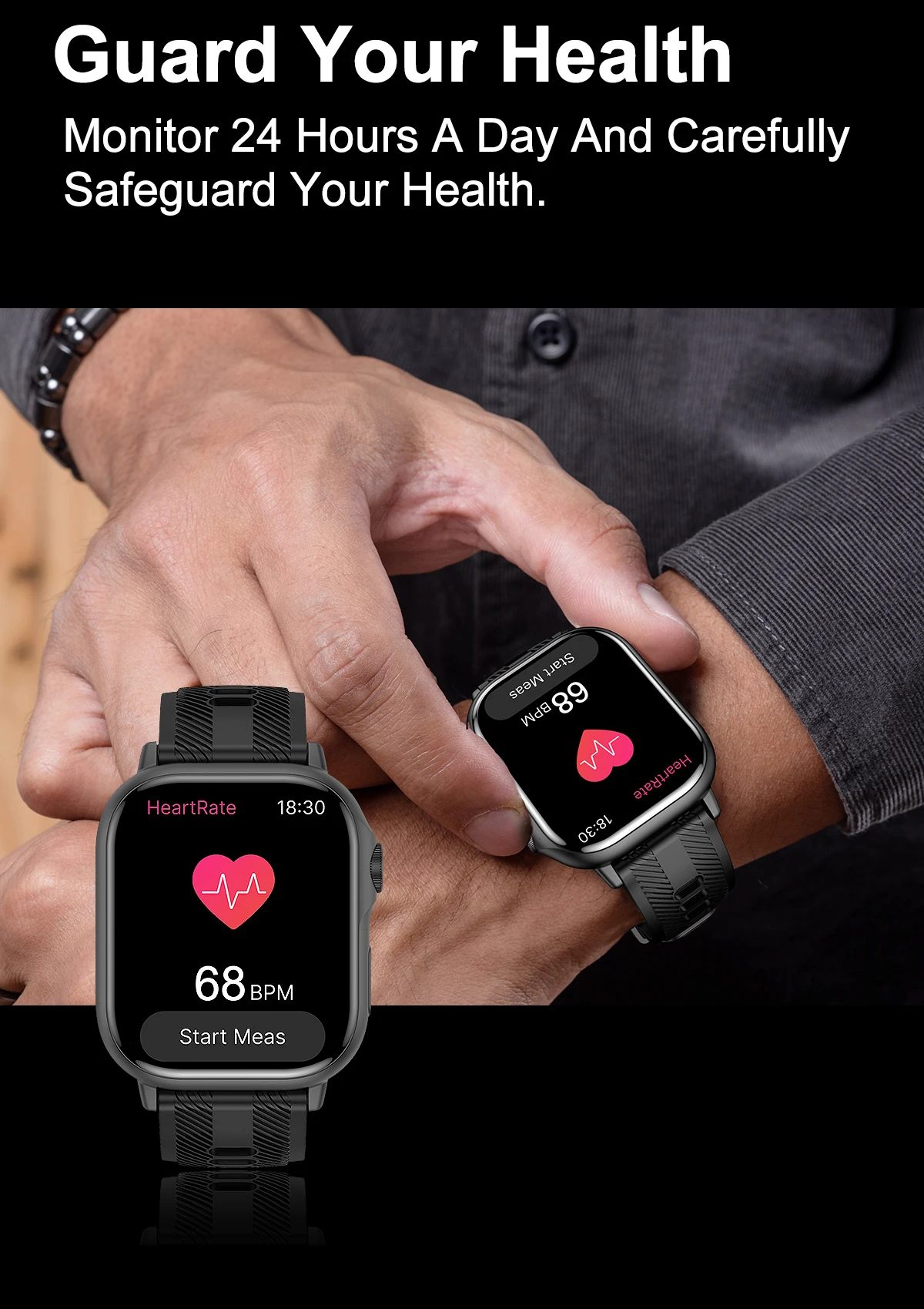 Full Touch BT Calling Waterproof Fashion Wrist Relojes Smart Watches Sports Pedometer Heart Rate Smartwatch for Men Women Kid