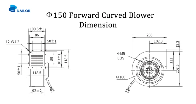 Centrifugal Blower, 120v, 230v - detail 20