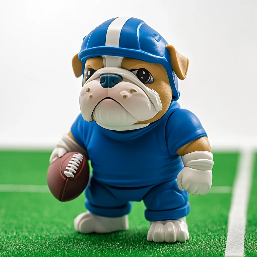 Custom New Style Small PVC Vinyl Figure Designer Cartoon Plastic Collectibles Football Action Figure