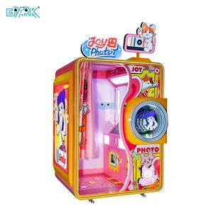 Fully Automatic Commercial Metal Photo Booth Vending Machine Coin-operated Instant Print New Design