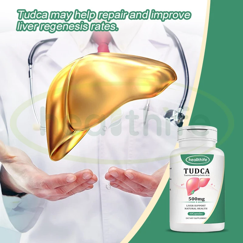 FocusHerb Tauroursodeoxycholic Acid Capsule OEM ODM 500mg/60caps/Bottle TUDCA Capsules
