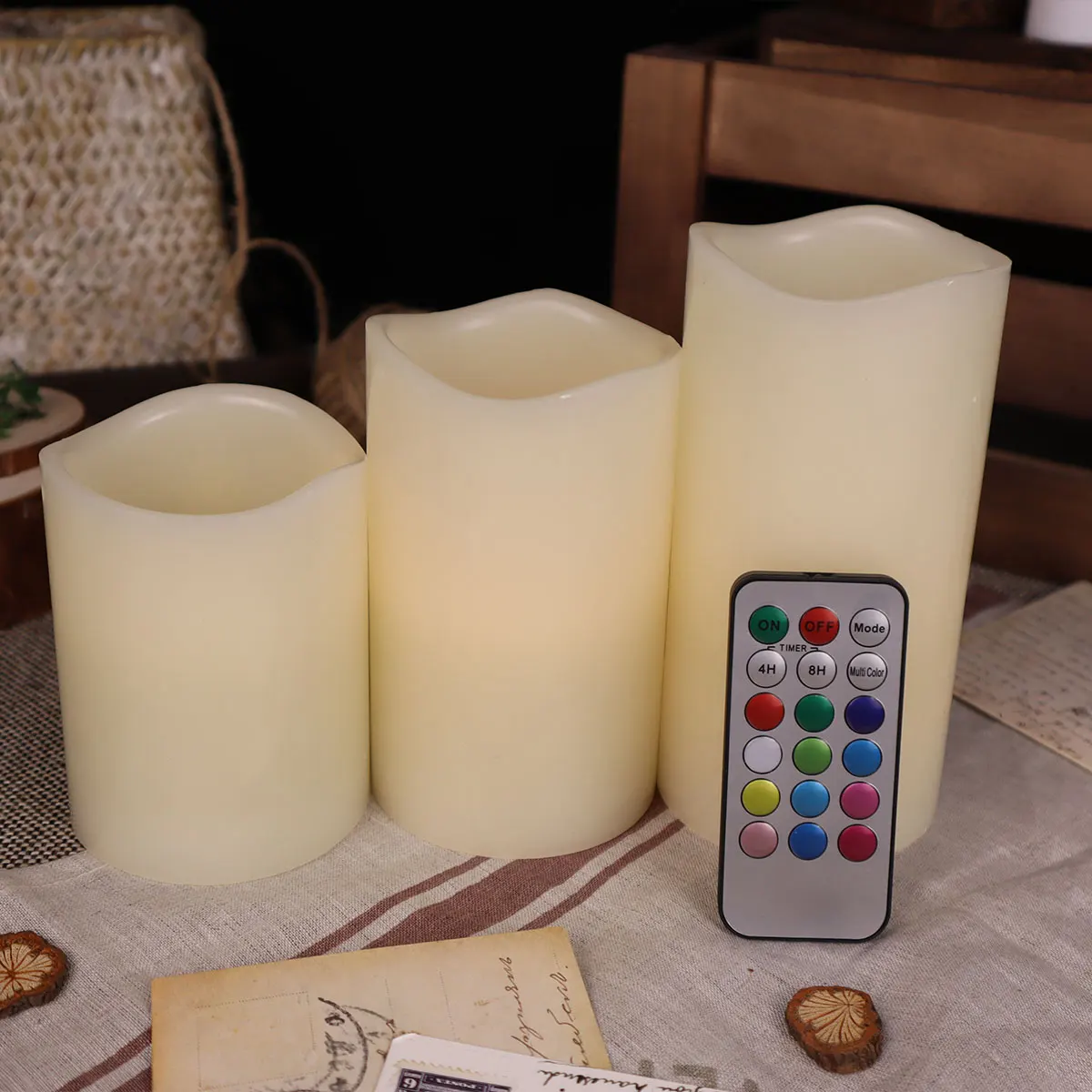 plastics candles