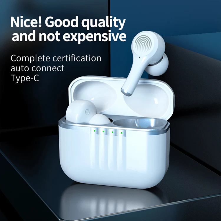 J7 TWS Earbuds with ANC Noise Cancelling Wireless Gaming Headset and Sliding Case JL Chipset