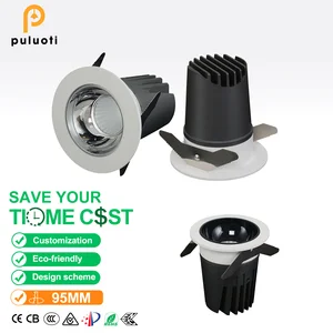 PULUOTI High-end Modern All-spectrum Eye-protecting Recessed Spot Light with Anti-glare Design and Superior Lighting Performance