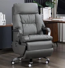 genuine leather executive leather office electric adjustable office chair office chair electric with automatic footrest