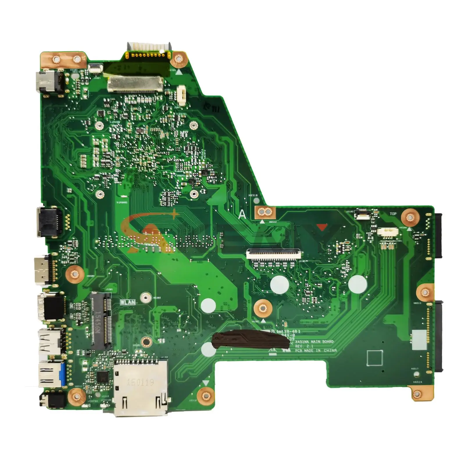 X451MA Motherboard REV2.1 Dual-core CPU for Asus X451M X451MA F451M Laptop Motherboard X451MA Mainboard X451MA Motherboard