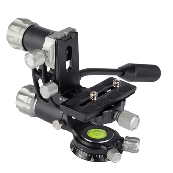 Fotopro Universal Standards Bird Watching Head Aluminum Ball Head for Cameras 30kg Max Load Heavy Duty Gimbal Head Mount detail image