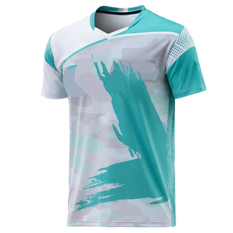 Sweat Absorbing Sunscreen Loose and Comfortable Personal Custom Sublimated Badminton Jersey