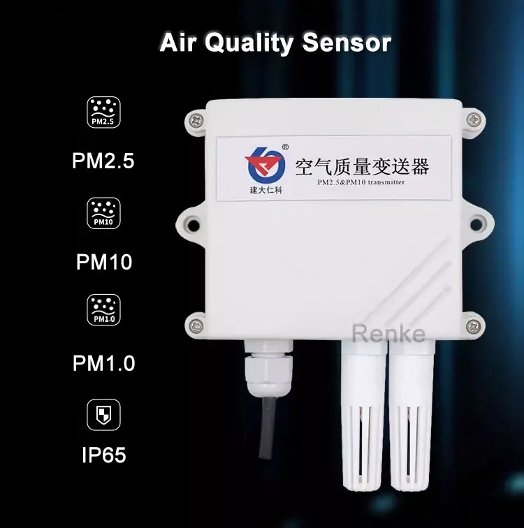 Outdoor Pm.2.5 Monitors Sensor air Quality Pollution Monitoring System
