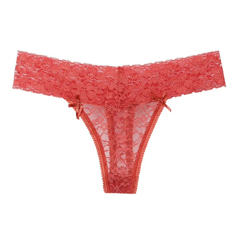 Low Waist Breathable and Mesh Design Sexy Lace Transparent Panty Lace Panties Sexy