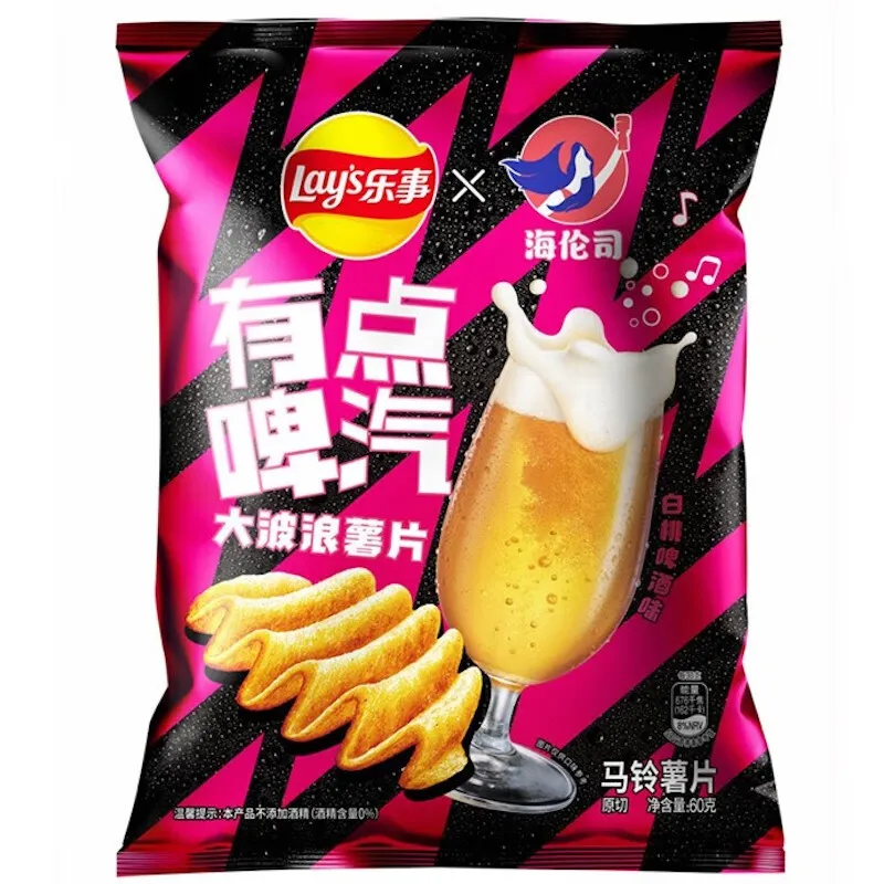 ポテチページ 2023レイズポテトチップスクラフトビールホワイトピーチフレーバー60g