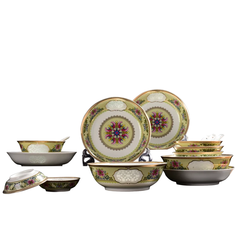 The only exquisite porcelain tableware set officially designated by the China Pavilion Banquet Porcelain of Dubai World Expo