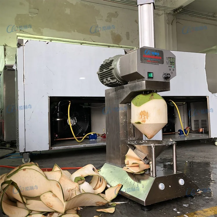 美丽的轻体积外观果肉剥皮机工业椰子机