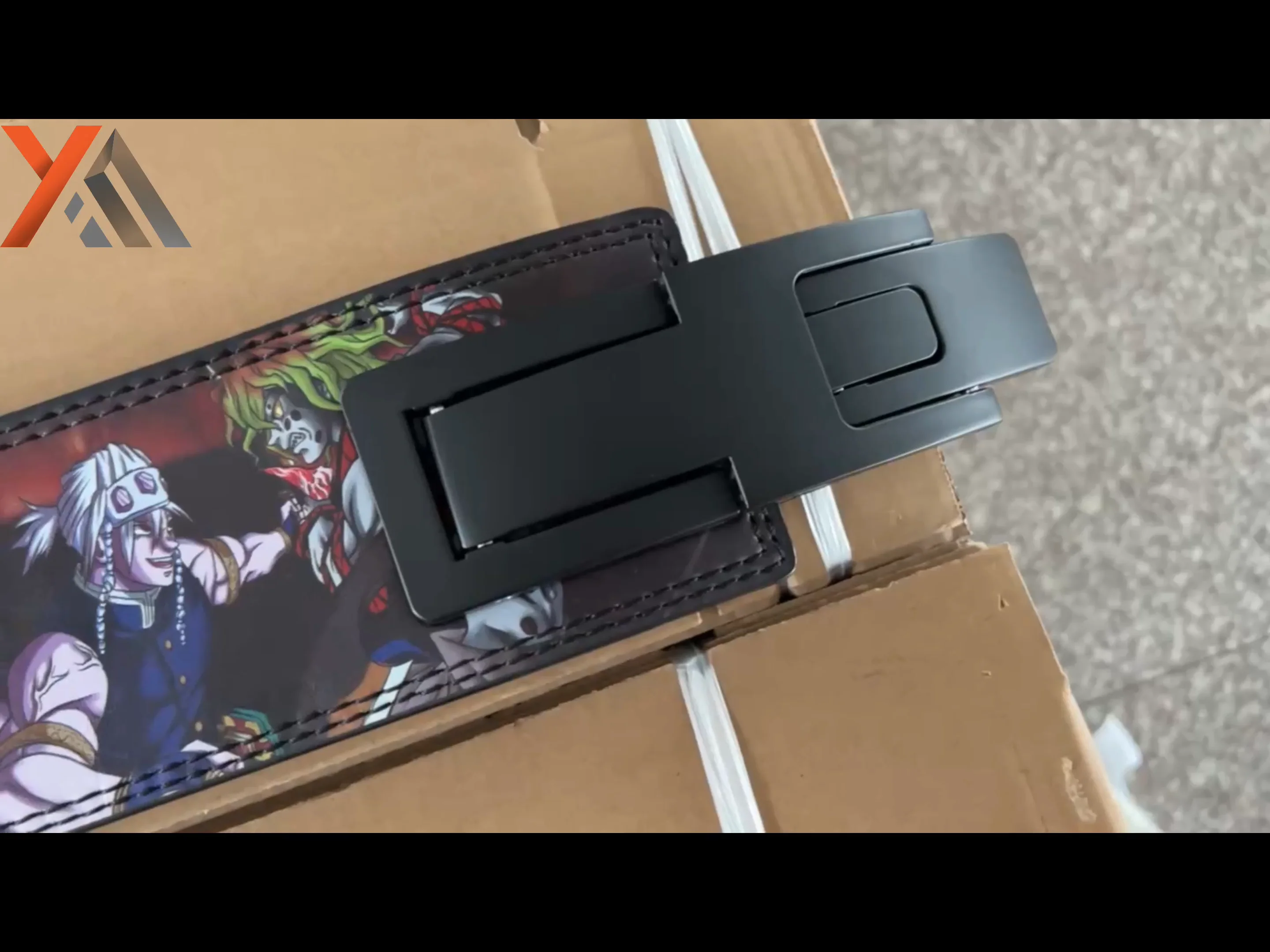 Real Leather Anime Gym Powerlifting Belt 3d Print Anime Lifting Belt