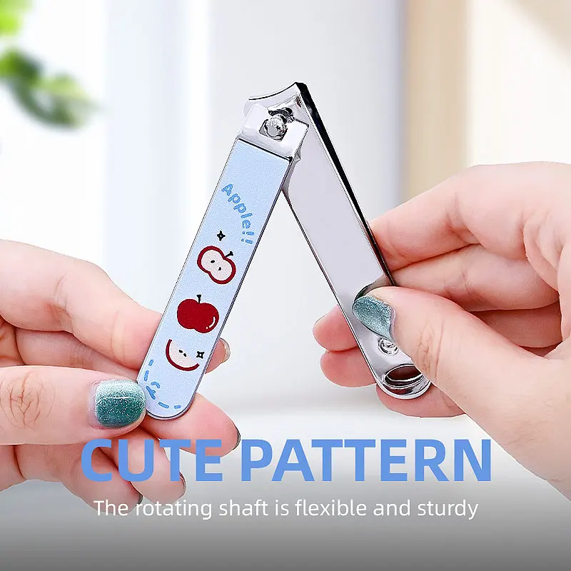 3Pcs Manicure Set with Cartoon Pattern Flat Slanted Nail Clippers Professional Pedicure Kit for Fingers Cute Onglerie with Box Hce6a4c1c79644f35a21c15f611591aefE