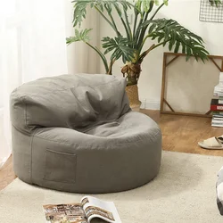 Custom Memory cotton filling large bean bag chair comfort beanbag velvet giant bean bag sofa NO 3