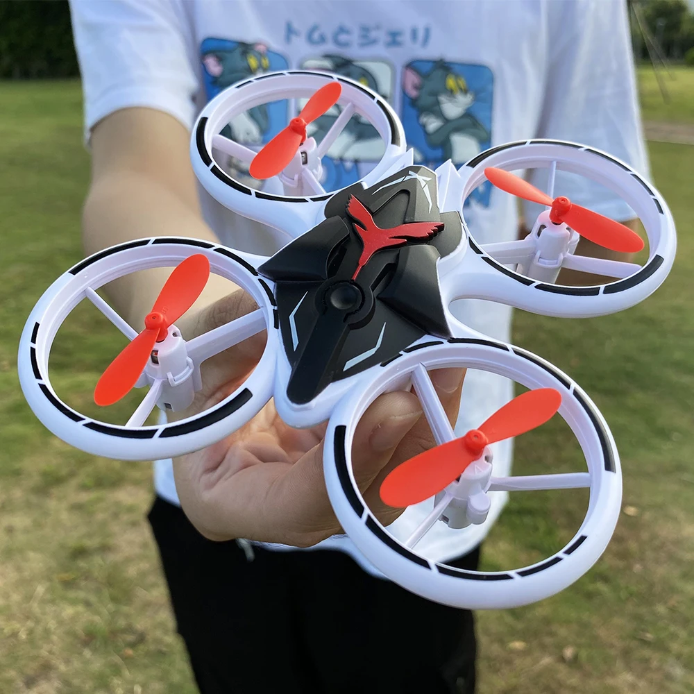 Flytec T22 2.4G 4CH 6 Axis RC Glow Stunt Mini Drone With LED Breathing Night Light Flashing Toys Drone