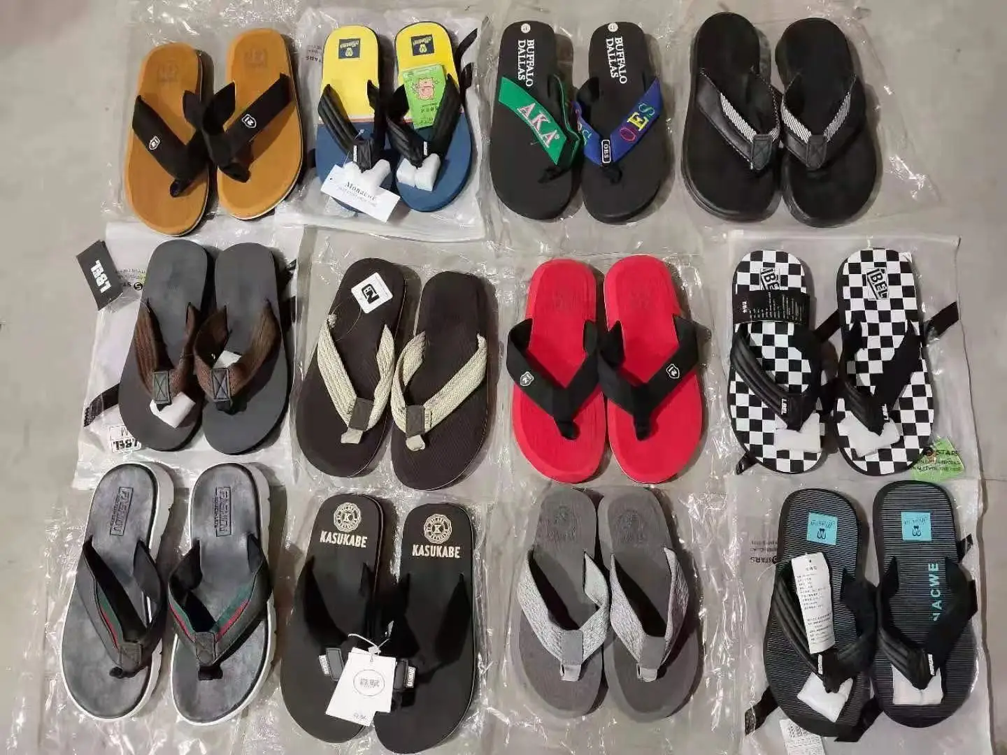 High Quality Slippers Men Summer Shoes Mixed Colors Sandals Male Slipper  Indoor Or Outdoor Flip Flops Shoes Zapatos De Hombre