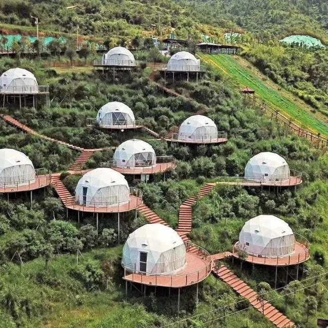 Large Luxury clear Desert Camping Family Party Dome Tent House for Sale