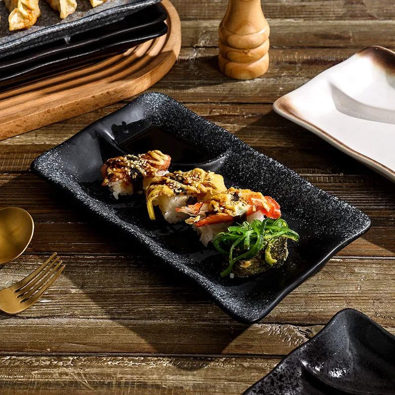 Cocina Japonesa Vajilla Oriental Japonesa Platos Rectangulares De