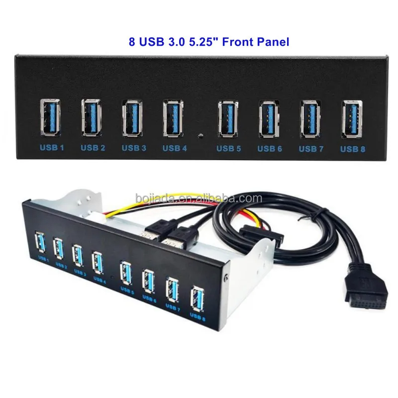 Wholesale Desktop Front Panel With 8 USB Type-A Connector For Computer Case From m.alibaba.com