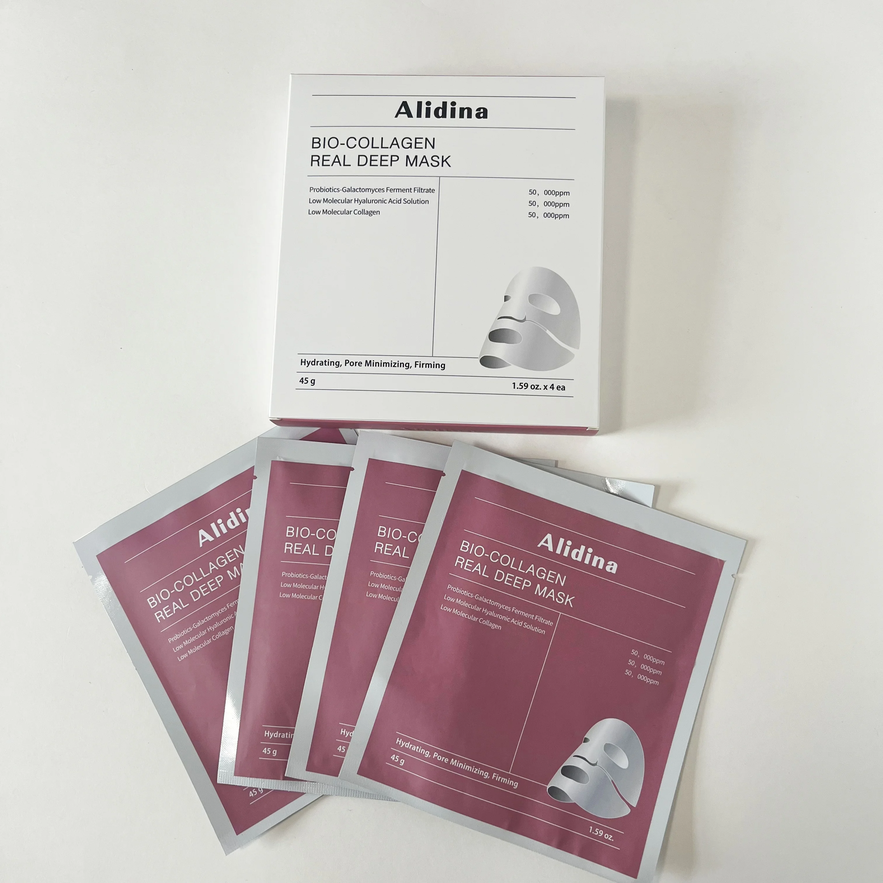 添加抗衰老成分生物胶原蛋白面膜韩国护肤深层胶原蛋白抗皱面膜a