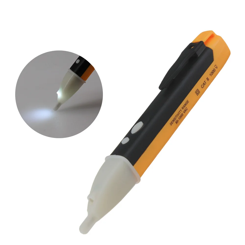 Electric AC 90~1000V LED Voltage Alert Detectors Tester Pen Non-Contact Current 