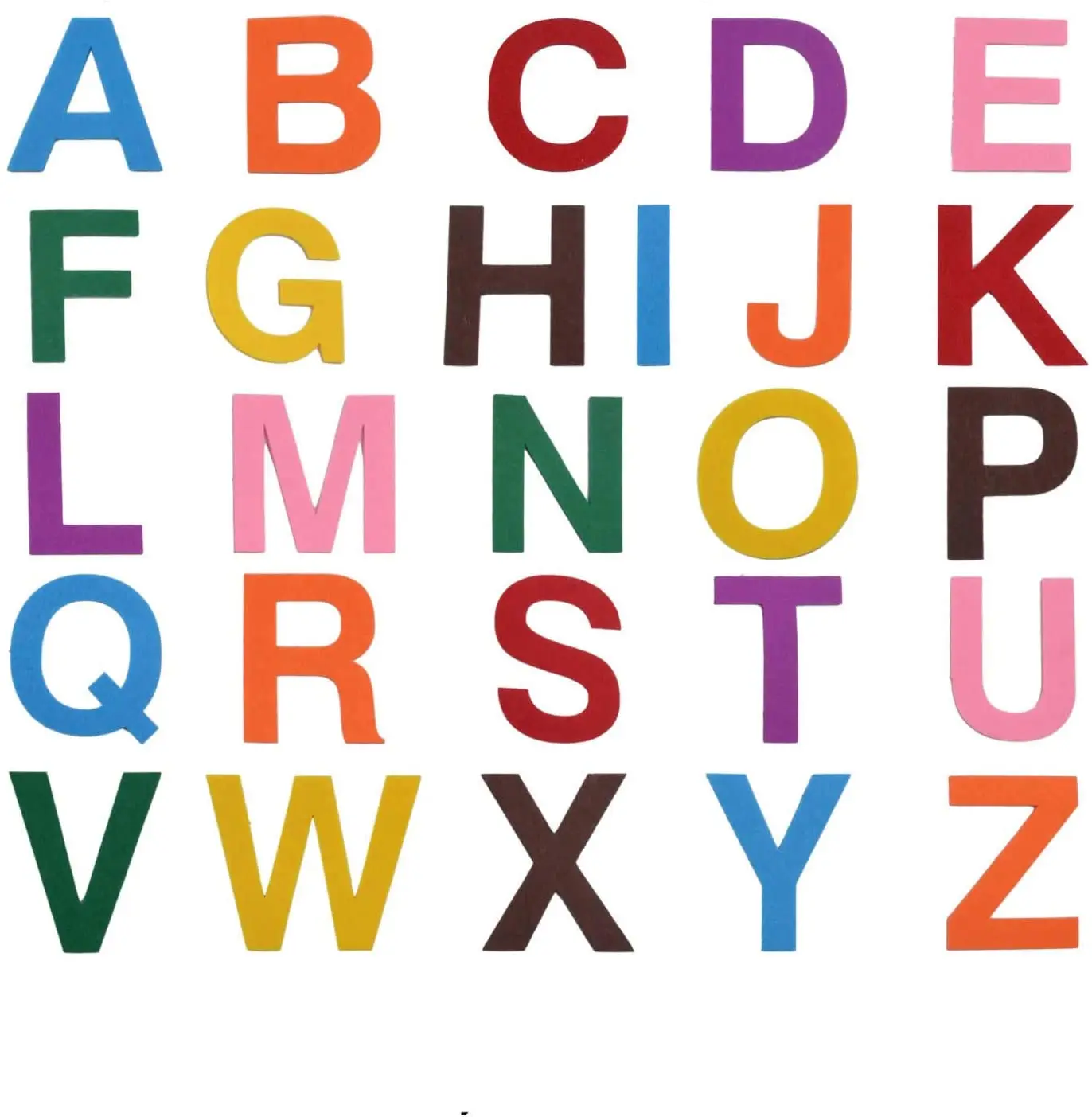 Self Adhesive FELT Letters & Numbers 2" 5cm Alphabet - Stickers 