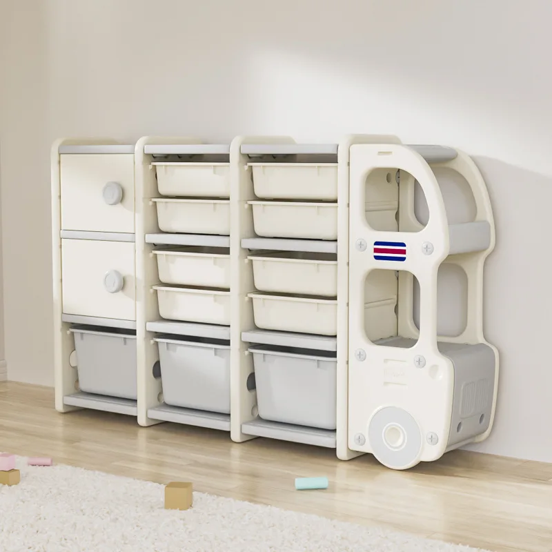 Нетоксичная детская портативная пластиковая книжная полка небольшого