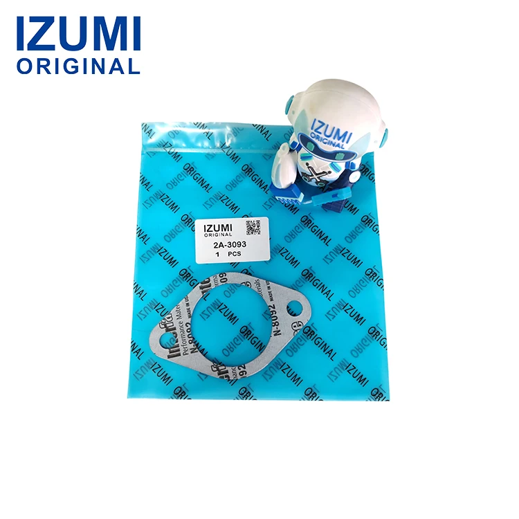 Gasket Flange Tebal 0,8 mm Asli IZUMI Model 2A-3093 (2A3093), Suku Cadang Mesin Konstruksi