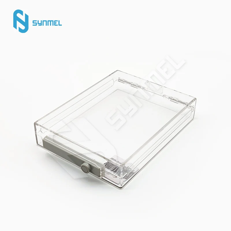 Synmel EAS Acrylic Security Display Box with Magnetic Lock Safer DVD Protection and Security Box