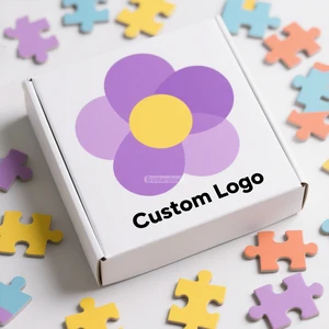 Puzzle Factory Diy Floral Pattern Rompecabezas One Piece Jigsaw Puzzle Blank for Kids