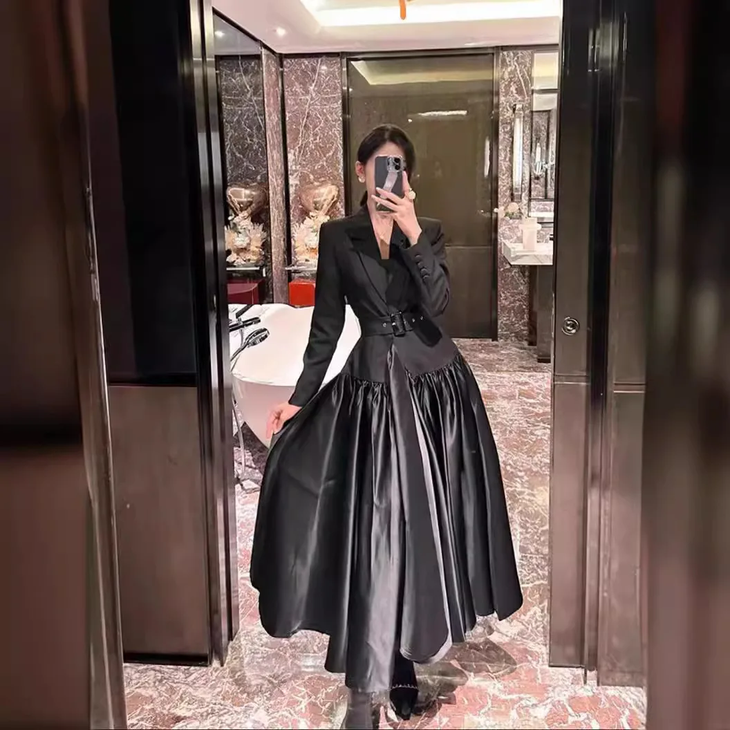 Boutique Wholesale 2025 Spring New Temperament Design Spliced Women's Dress| Alibaba.com Boutique Wholesale 2025 Spring New Temperament Design Spliced Women's Dress| Alibaba.com