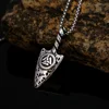 Steel-colored pendant