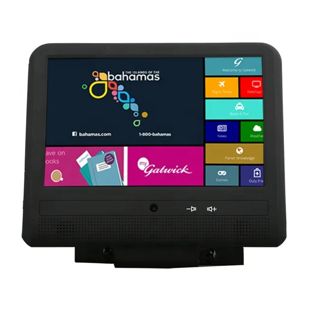 Android Taxi Advertising Headrest Screen 10.1'' Taxi Touch Screen Tablet Monitor LCD Taxi Advertising Screen