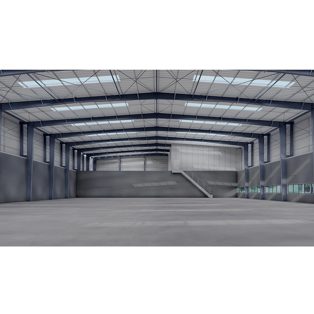 Clear Span Large Span Warehouse Prefabricated Steel Structure Building ...