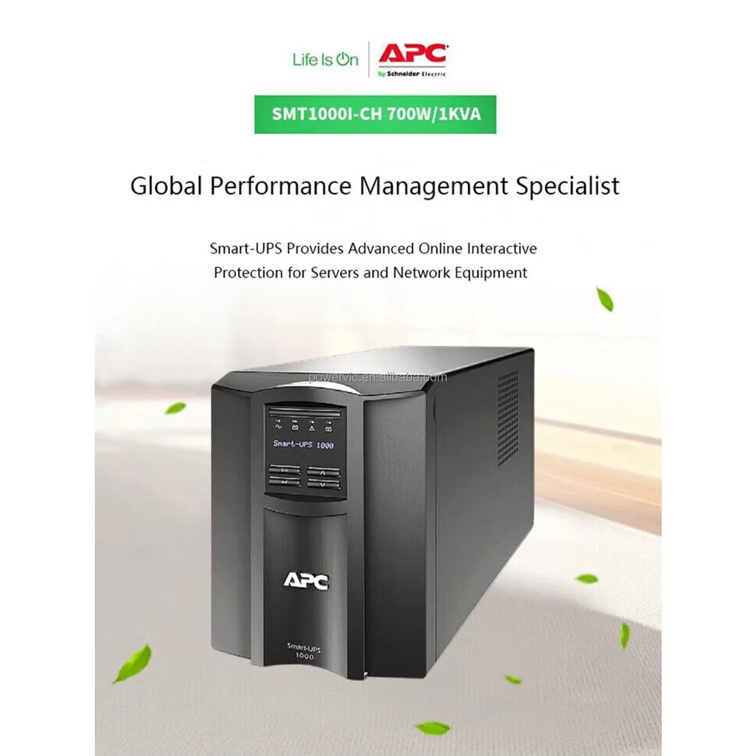 Hot Selling APC UPS 1000VA Online Smart SMT1000I 1kVA 700W LCD APC Smart-UPS with Lead Acid Battery for Data Center