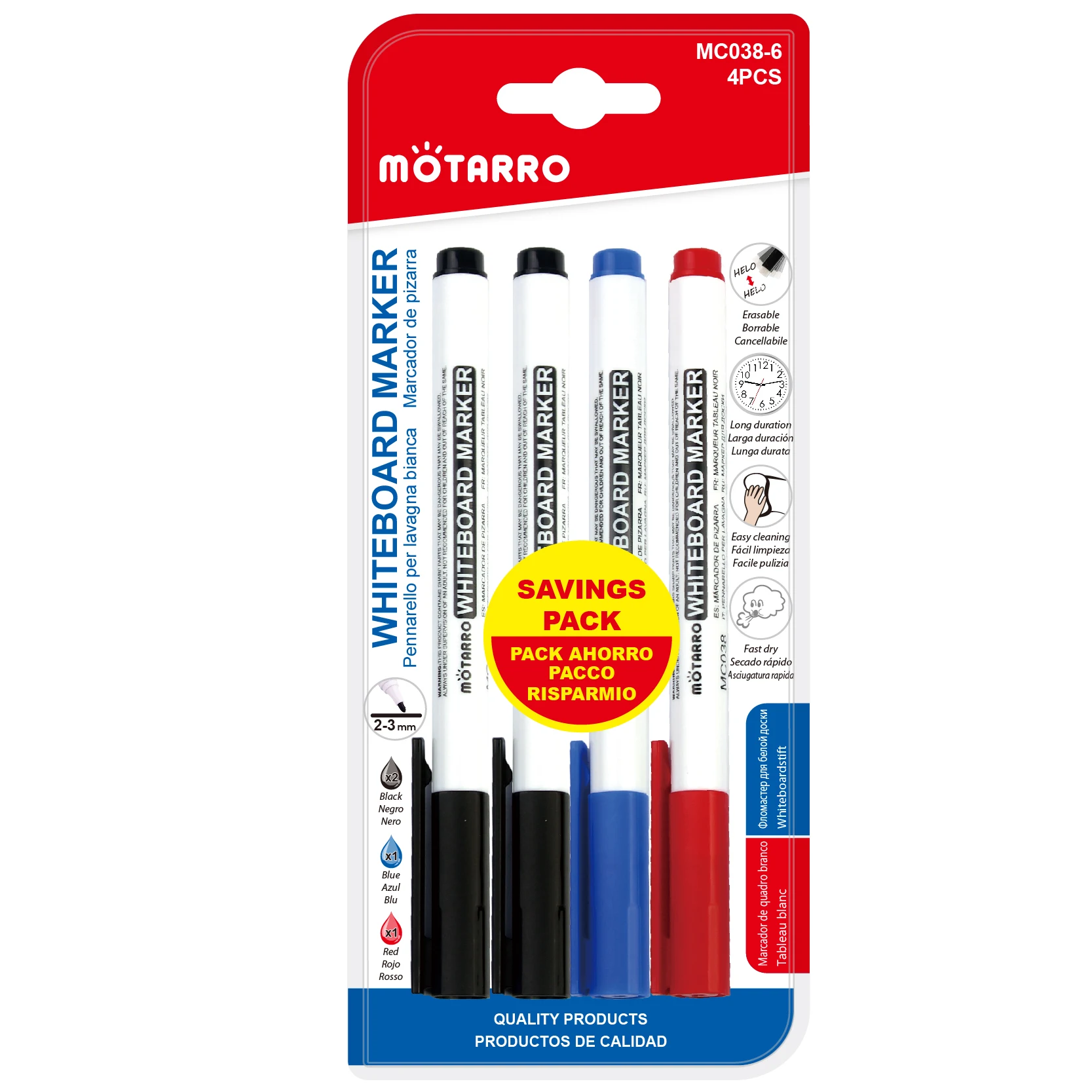Quick Dry Non-toxic Whiteboard Pen Dry Erase Marker 4pack Ink Refillable  Whiteboard Marker For School - Buy Refillable Whiteboard Marker,Whiteboard  Marker Ink,Dry Erase Marker With Clip Product on 