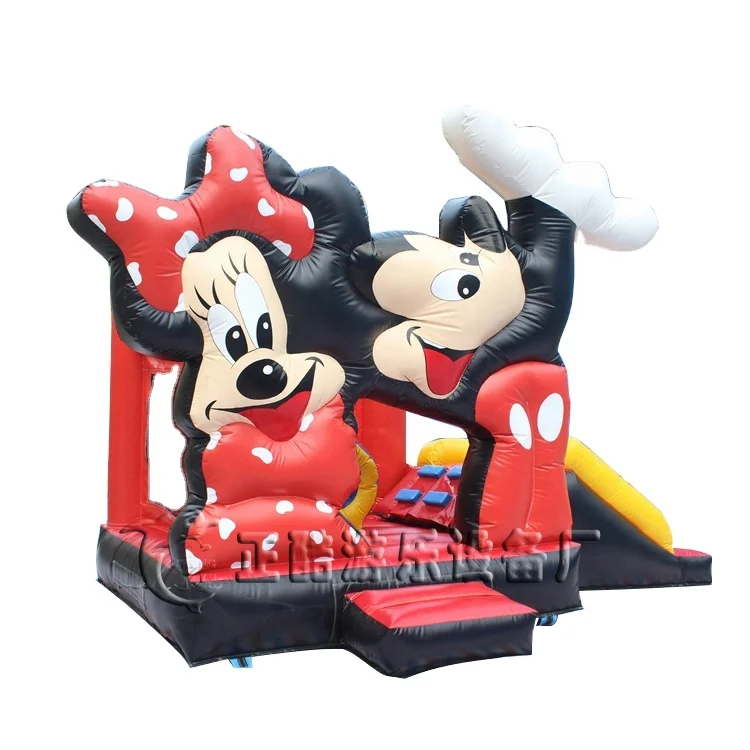Коммерческий надувной домик для прыжков с Микки Маусом надувные замки горкой