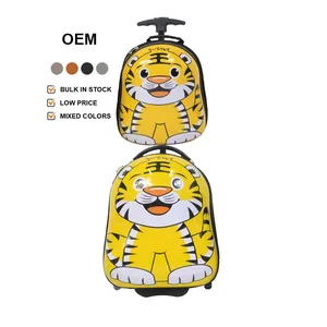 Hot Sale Cute Animal Printing Travel Bag Kids Luggage Spinner Luggage Suitcase Children's Trolley Case Children Luggage Backpack